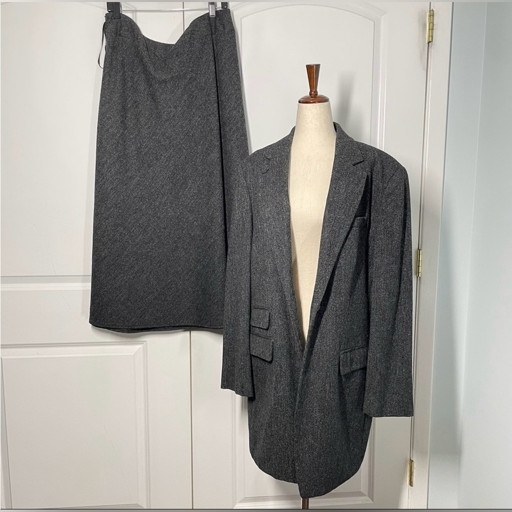 Ralph Lauren wool skirt suit